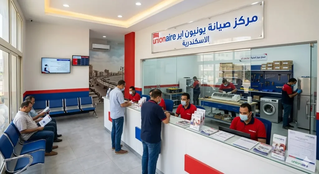 مقر استقبال عملاء يونيون اير فى الاسكندرية