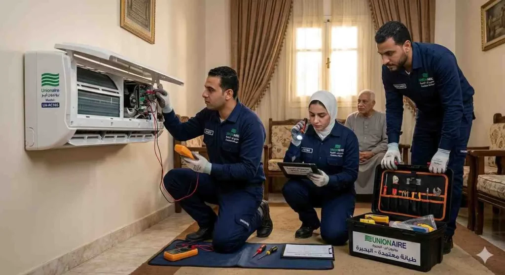 خدمات الصيانة بالبحيرة متوفرة لدى فريق الدعم الفني.