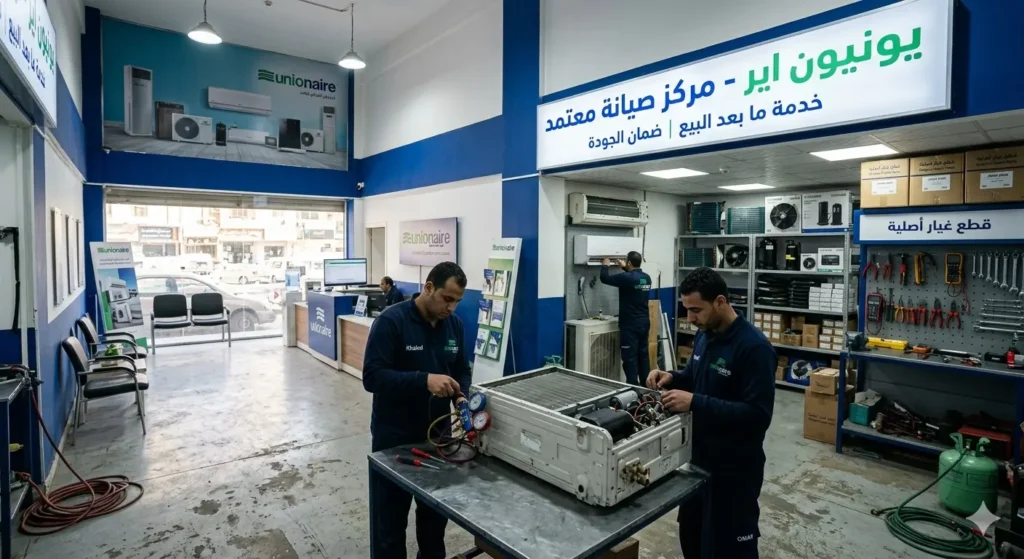 صيانة تكييفات يونيون اير مركز الخدمة من الداخل