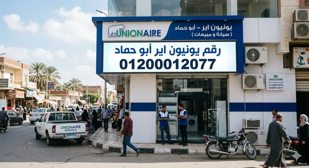 صورة توضح رقم يونيون اير في ابو حماد