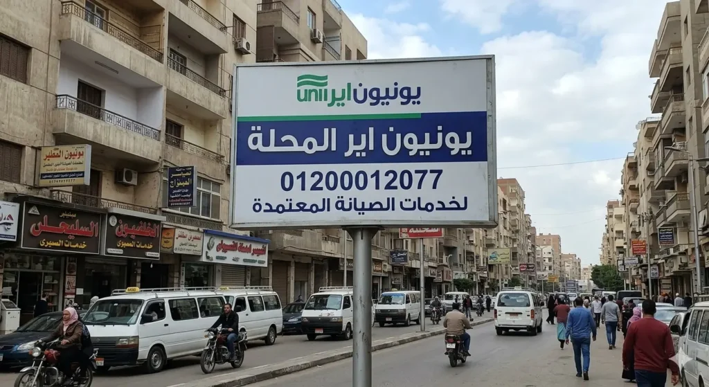 رقم صيانة يونيون اير المحلة