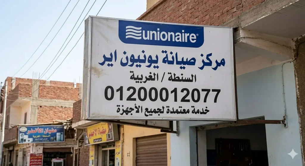 رقم صيانة يونيون اير السنطة