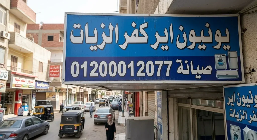رقم صيانة يونيون اير كفر الزيات