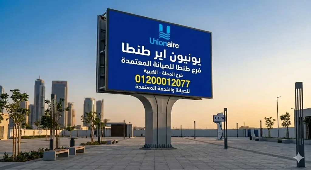 صورة توضح رقم صيانة يونيون اير طنطا