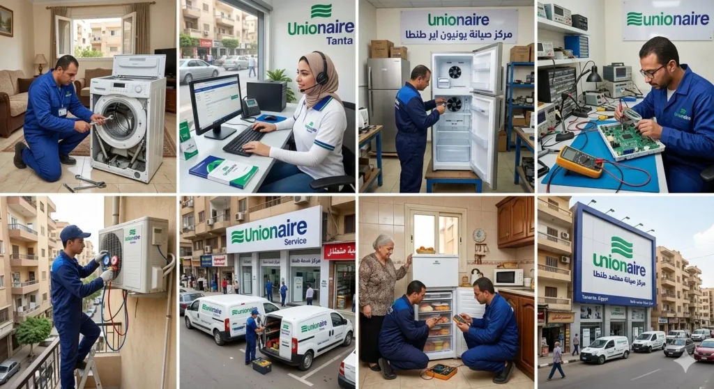 صورة توضيحية صورة مجمعة توضح خدمات الصيانة