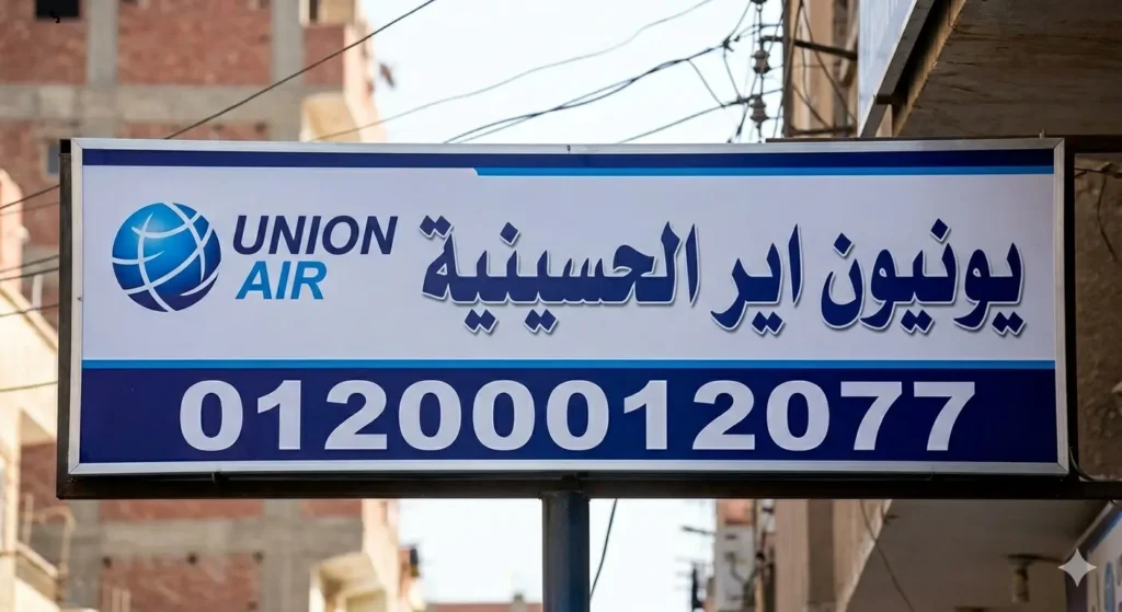 صورة توضح رقم يونيون اير الحسينية