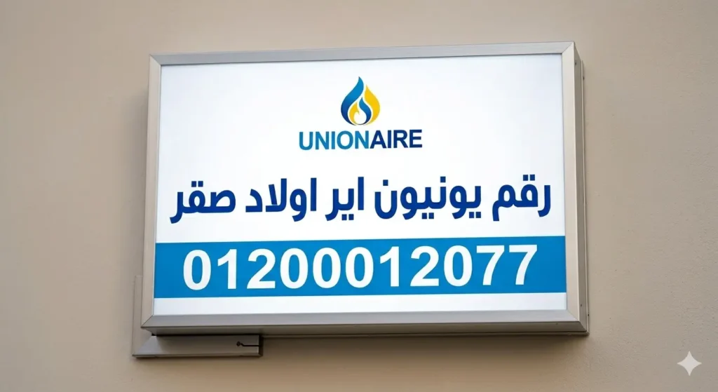 صورة توضح رقم صيانة يونيون اير في اولاد صقر