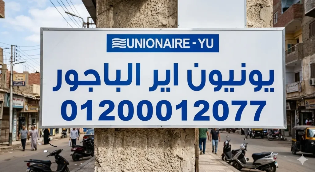 صورة توضح رقم يونيون اير الباجور