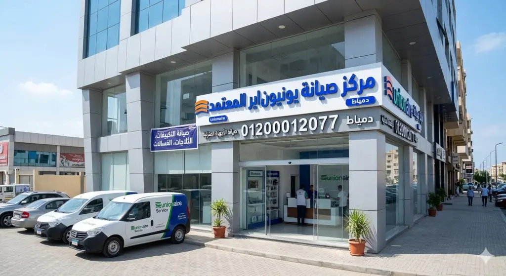 صورة توضيحية حول مركز صيانة اجهزة يونيون اير بدمياط الجديدة.