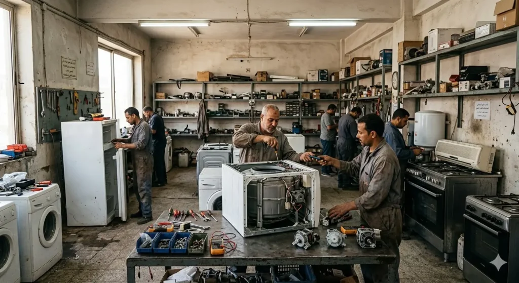 صورة توضح مركز صيانة الاجهزة المنزلية يونيون اير في ابو كبير بالشرقية
