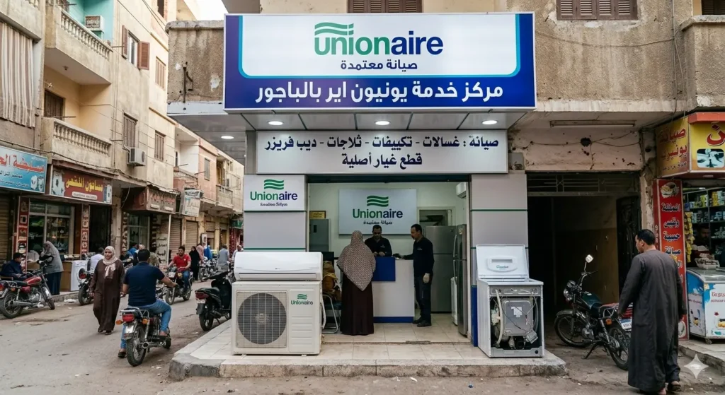 صورة توضح مركز صيانة اجهزة يونيون اير بالباجور في محافظة المنوفية