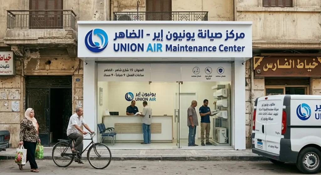صورة توضيحية حول مركز خدمات فحص اعطال اجهزة يونيون المنزلية.