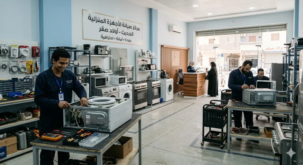 صورة توضح مركز صيانة يونيون اير في اولاد صقر