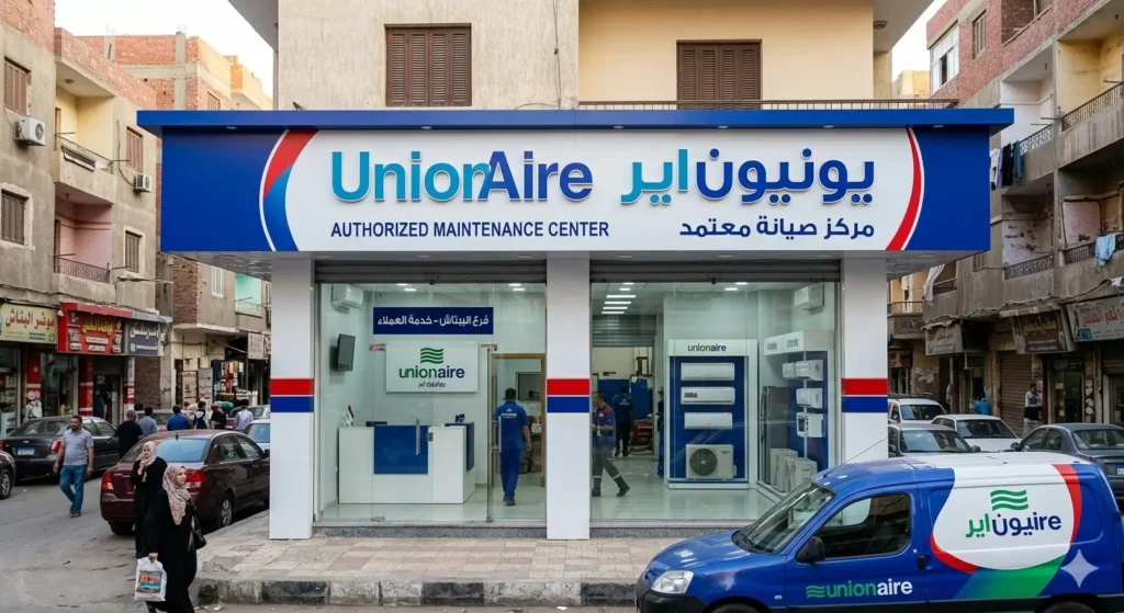 صورة توضح مركز صيانة يونيون اير البيطاش