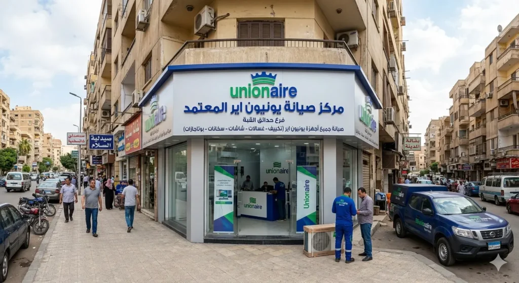 صورة توضح مركز صيانة يونيون اير حدائق القبة