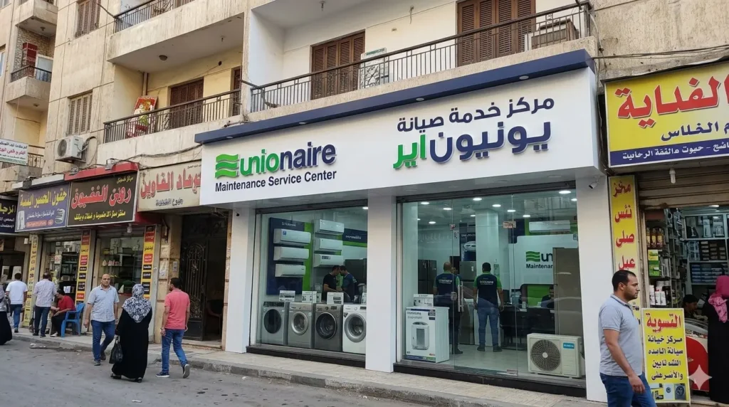 صورة توضح مركز صيانة يونيون اير بالهانوفيل