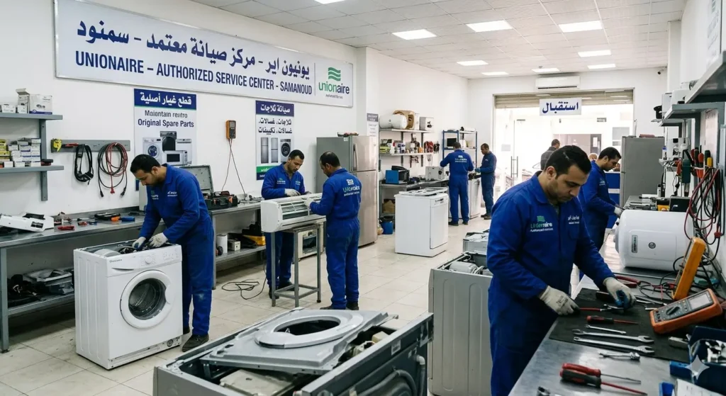 صورة توضح مركز صيانة اجهزة يونيون اير بسمنود في محافظة الغربية