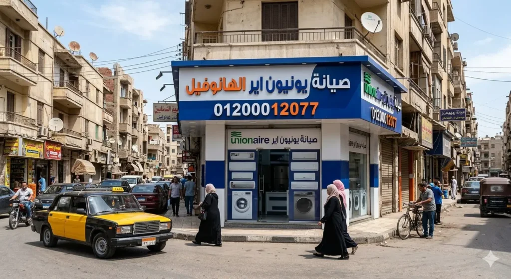 صورة توضح مركز صيانة الغسالات يالهانوفيل