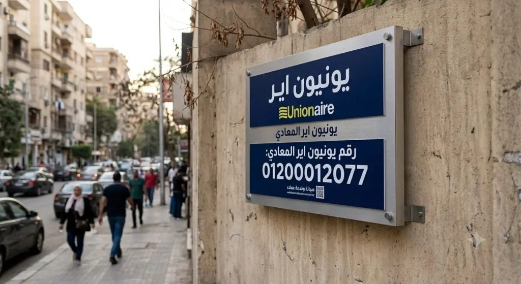 صورة توضح رقم يونيون اير في المعادي